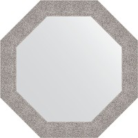 Зеркало Evoform Octagon 77х77 BY 3804 в багетной раме - Чеканка серебряная 90 мм стекло