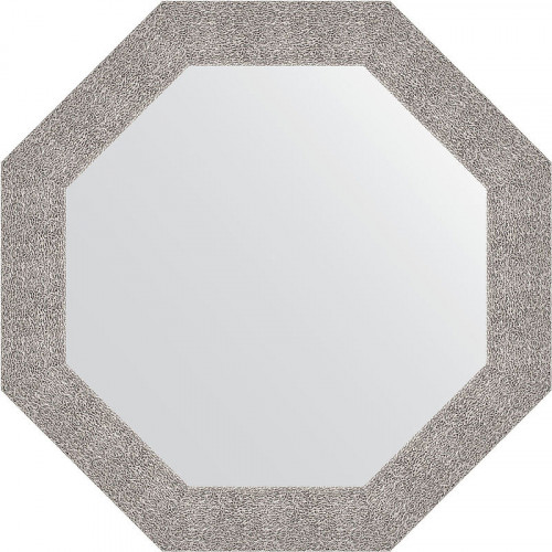 Зеркало Evoform Octagon 77х77 BY 3804 в багетной раме - Чеканка серебряная 90 мм стекло