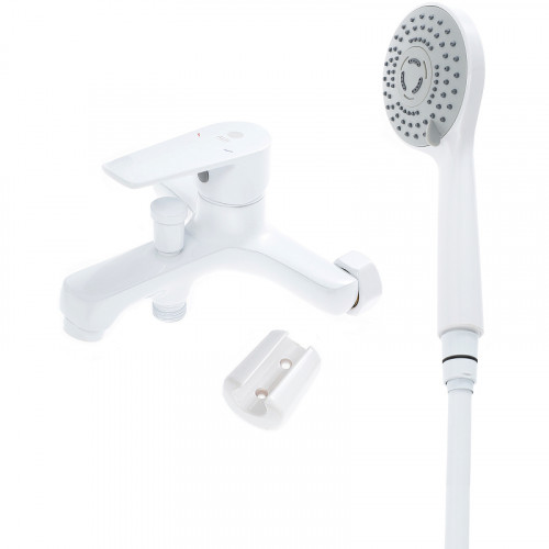 Смеситель для ванны Orange Loop M26-100W Белый на стену