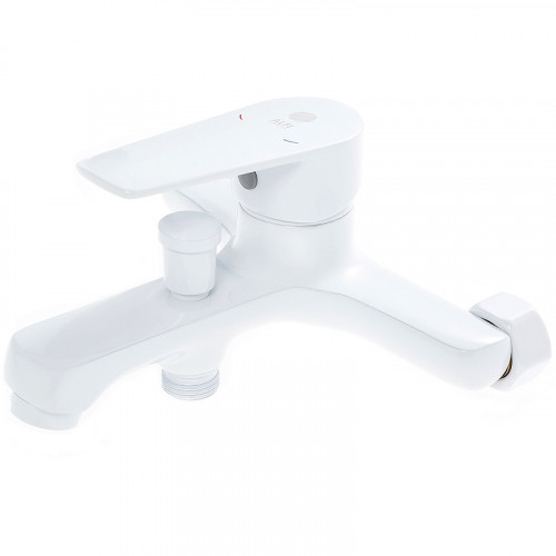 Смеситель для ванны Orange Loop M26-100W Белый на стену