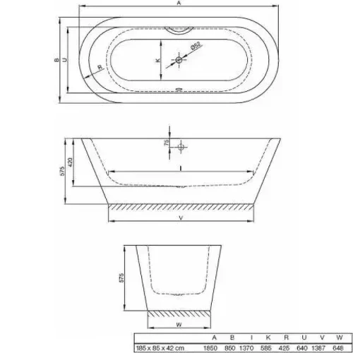Стальная ванна Bette Suno Oval 180х80 2740-000CFXXSR цвет Белый с шумоизоляцией