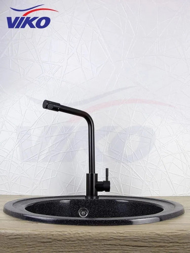 Смеситель для кухни Viko V-4494 Black