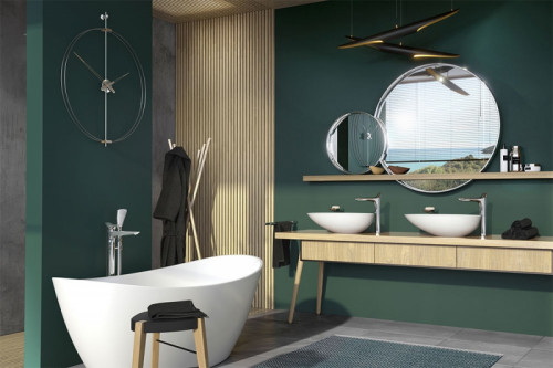 Смеситель для ванны Kludi Ambienta 535900575 Хром латунь на пол