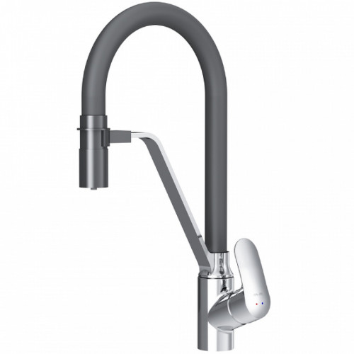 Смеситель для кухни AM.PM Like F8007802 Хром Черный латунь