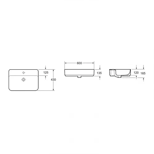 Раковина Lavinia Boho Bathroom Sink Slim 60 33311008 цвет Белый глянцевый