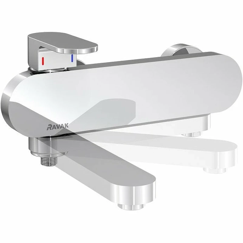 Смеситель для ванны Ravak Chrome CR 022.00/150 X070042 Хром латунь на стену