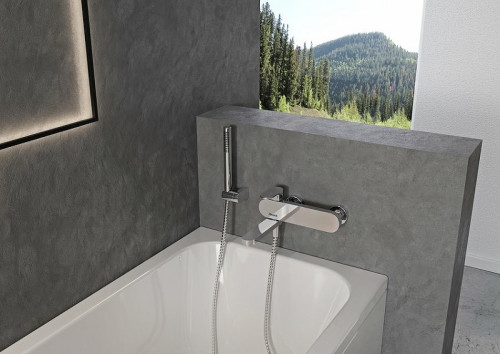 Смеситель для ванны Ravak Chrome CR 022.00/150 X070042 Хром латунь на стену