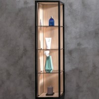 Шкаф пенал Boheme Armadi Art Loft 30 896-L подвесной Light wood МДФ / ЛДСП