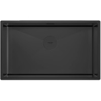 Кухонная мойка Paulmark Next 74 Uni PM217444-MBN Черная матовая нержавеющая сталь встраиваемый