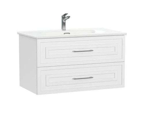 Тумба под раковину Cersanit Classic 80 69090 подвесная цвет Белый матовый