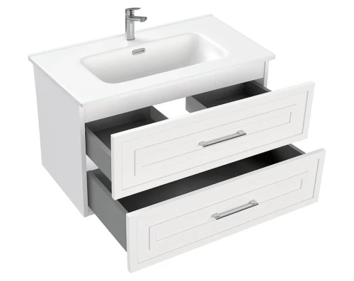 Тумба под раковину Cersanit Classic 80 69090 подвесная цвет Белый матовый