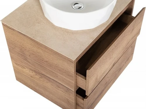 Тумба под раковину BelBagno Kraft 60 KRAFT-600-2C-SO-RT подвесная Rovere Tabacco МДФ / ЛДСП