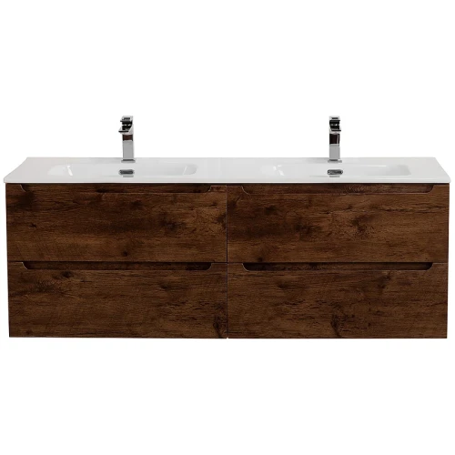Тумба под раковину BelBagno Etna 140 ETNA-1400-4C-SO-2-RW подвесная Rovere Moro МДФ / ЛДСП