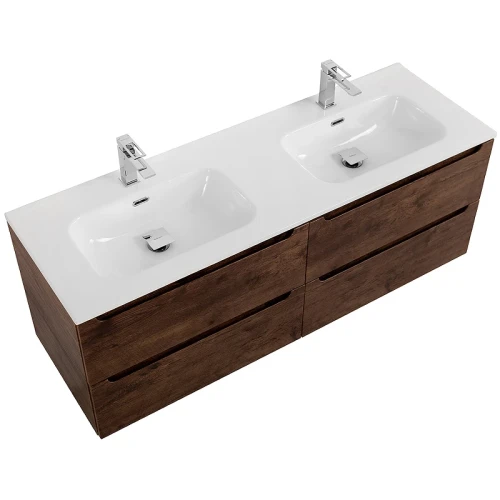 Тумба под раковину BelBagno Etna 140 ETNA-1400-4C-SO-2-RW подвесная Rovere Moro МДФ / ЛДСП