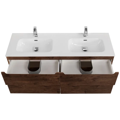 Тумба под раковину BelBagno Etna 140 ETNA-1400-4C-SO-2-RW подвесная Rovere Moro МДФ / ЛДСП