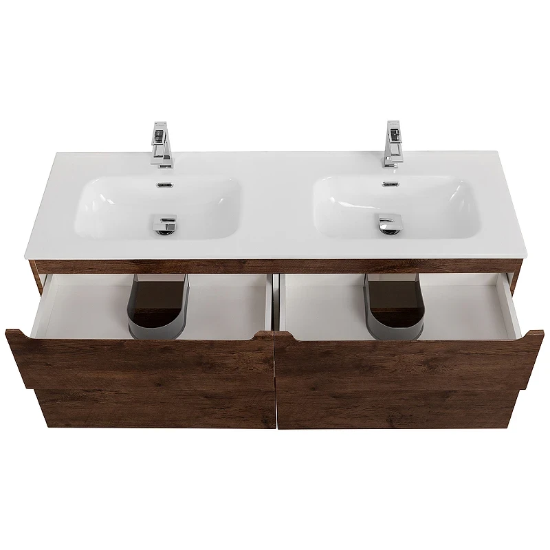 Тумба под раковину BelBagno Etna 140 ETNA-1400-4C-SO-2-RW подвесная Rovere Moro МДФ / ЛДСП