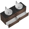 Тумба под раковину BelBagno Etna 140 ETNA-1400-4C-SO-2-RW подвесная Rovere Moro МДФ / ЛДСП