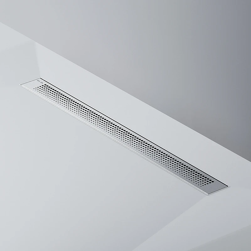 Душевой лоток AM.PM PrimeFlow 80 W02SC-P11-080-01SB с решеткой Хром матовый Cut Gradient