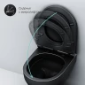 Унитаз AM.PM Spirit V2.0 C701700MBSC подвесной Черный матовый с сиденьем микролифт фарфор подвесной