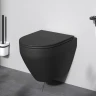 Унитаз AM.PM Spirit V2.0 C701700MBSC подвесной Черный матовый с сиденьем микролифт фарфор подвесной