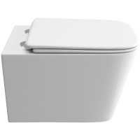 Унитаз BelBagno Due-Tor BB5171CH-TOR/SC подвесной с сиденьем Микролифт фаянс подвесной
