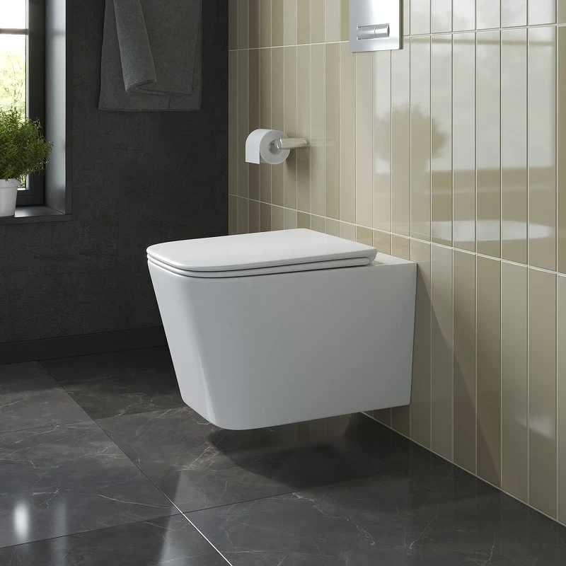 Унитаз BelBagno Due-Tor BB5171CH-TOR/SC подвесной с сиденьем Микролифт фаянс подвесной