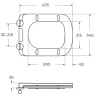 Унитаз BelBagno Due-Tor BB5171CH-TOR/SC подвесной с сиденьем Микролифт фаянс подвесной