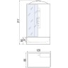 Душевая кабина River Vitim 120x80 МТ 10000003204 с поддоном