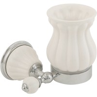 Стакан для зубных щеток Migliore Olivia 17506 Белый Хром