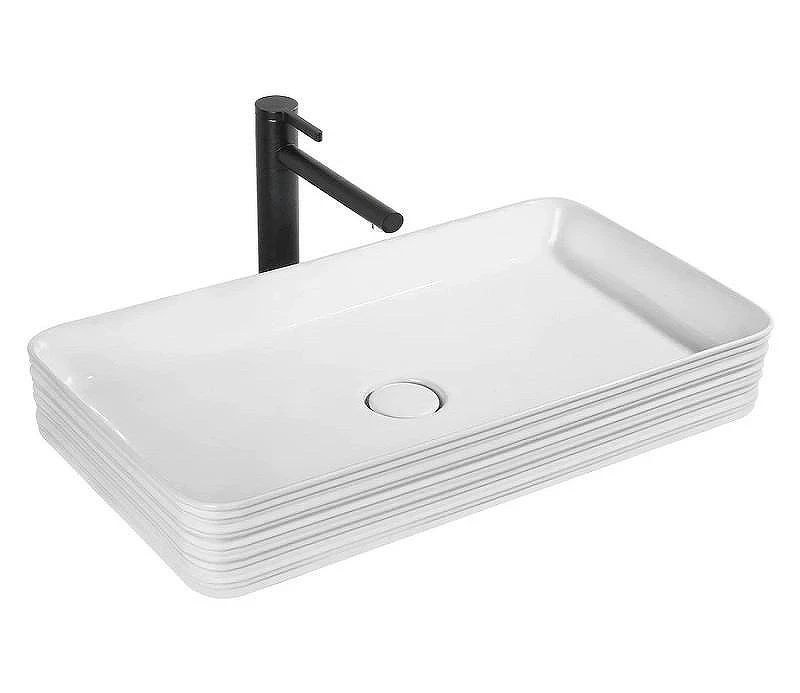 Раковина CeramaLux 67 W1531-D1408 цвет Белый