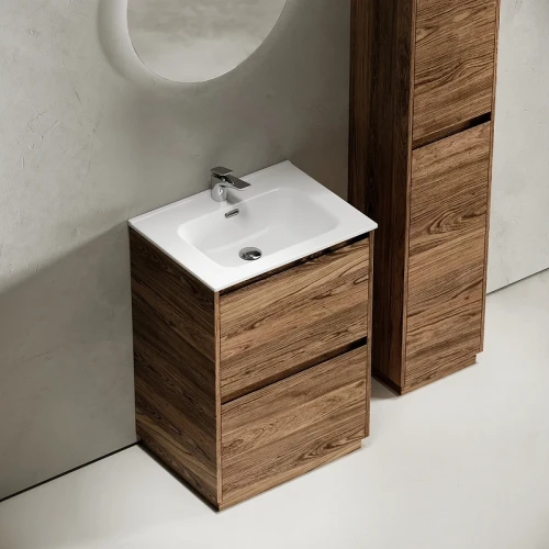 Тумба под раковину Sancos Libra Floor 60 LB60FECH Дуб чарльстон МДФ / ЛДСП