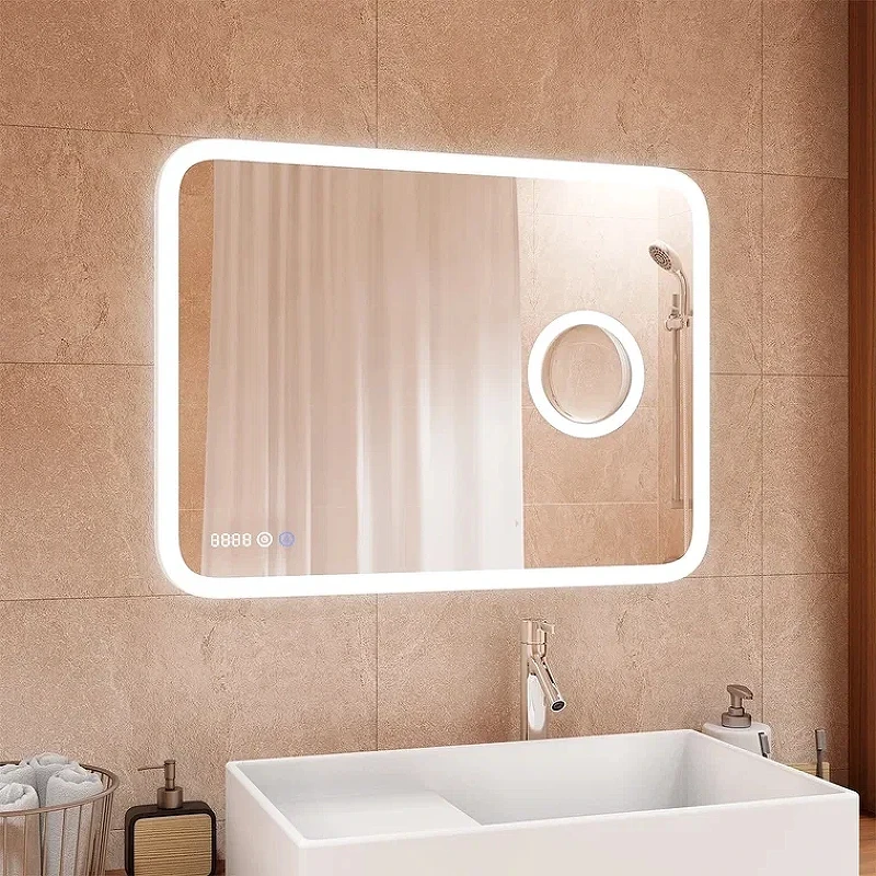 Зеркало Континент Bliss 800х700 ЗЛП334 с подсветкой с сенсорным выключателем стекло