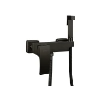 Гигиенический душ со смесителем Gappo G2007-6 цвет Черный матовый