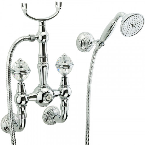 Смеситель для душа Migliore Cristalia 18587 Хром латунь на стену