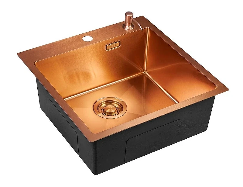 Кухонная мойка Emar PVD 50 EMB-117A PVD цвет Nano Coppery