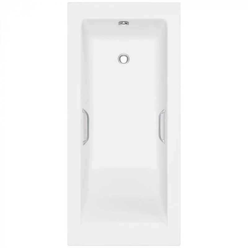 Ванна из искусственного камня Delice Diapason 155х70 DLR330067R-M цвет Белый матовый с ручками Хром