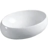 Раковина-чаша CeramaLux 48 9030В Белая фаянс накладная