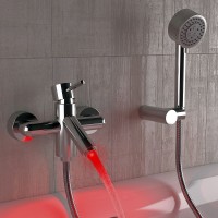 Смеситель для ванны Remer Minimal NR022 Хром латунь на стену