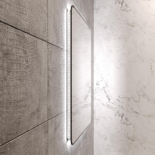 Зеркало Mixline Инканто 60 553343 с подсветкой с бесконтактным выключателем цвет Черный