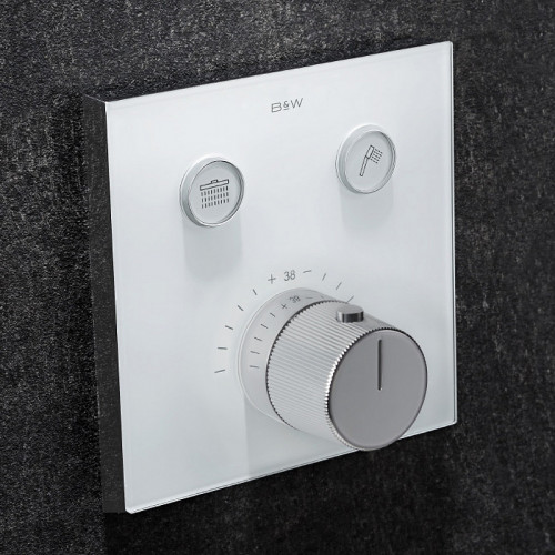 Душевая система Black&amp;White Universe U7766 7766U с термостатом Хром латунь встраиваемый