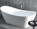 Ванна из искусственного камня Salini Noemi 185х80 101811SM Белая матовая