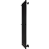 Электрический полотенцесушитель Маргроид Inaro 1200x180 Inaro-12018-1049-9005R правый Черный матовый нержавеющая сталь