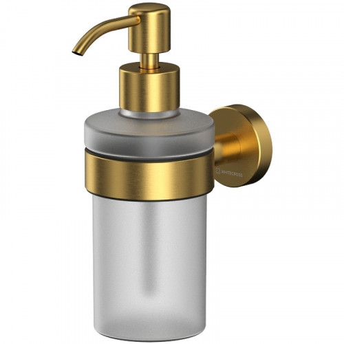 Дозатор для жидкого мыла Whitecross Ergo gold brushed ER2240GLB Брашированное золото