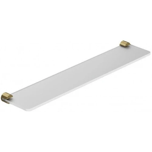 Стеклянная полка Kludi Vela R 58973N0 Золото брашированное