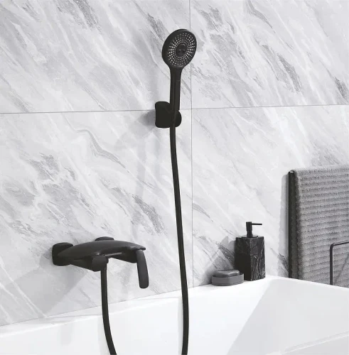 Смеситель для ванны Rose R1102H цвет Черный