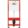 Унитаз с инсталляцией Ceramicanova Vogue CN4008T + Tece Profil 9400412 с сиденьем Микролифт и клавишей смыва Хром глянцевый