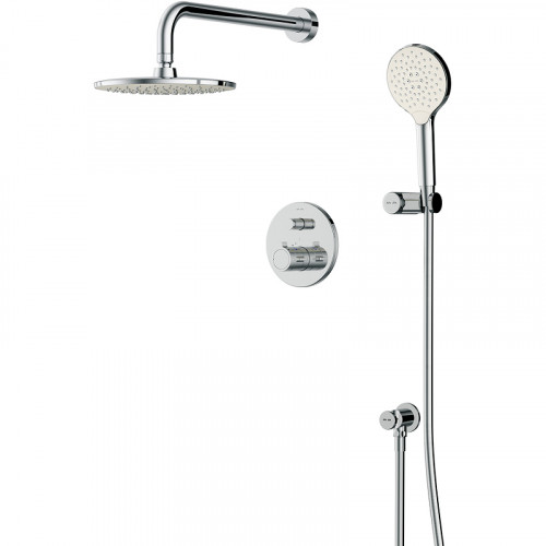 Душевая система AM.PM X-Joy FT85A1RH10 с термостатом Хром латунь встраиваемый