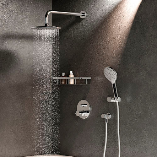 Душевая система AM.PM X-Joy FT85A1RH10 с термостатом Хром латунь встраиваемый