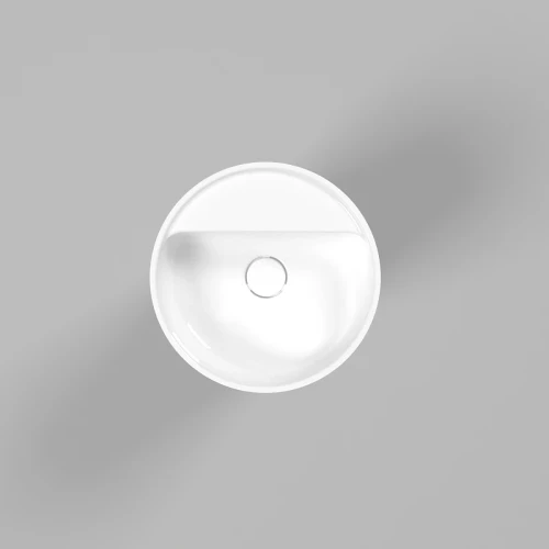 Раковина Whitecross Pantheon 43 0708.043043.100 Белая глянцевая искусственный камень (литьевой мрамор) напольный