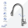 Cмеситель для кухни Ceruttispa Эннио (Ennio) BN CT12106 12106 цвет Никель матовый